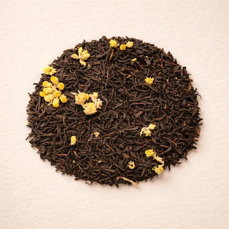 Guanabana Fruit — Black tea, flavoring, sandy everlasting flowers.. Buy tea at Dear Robert, Tbilisi